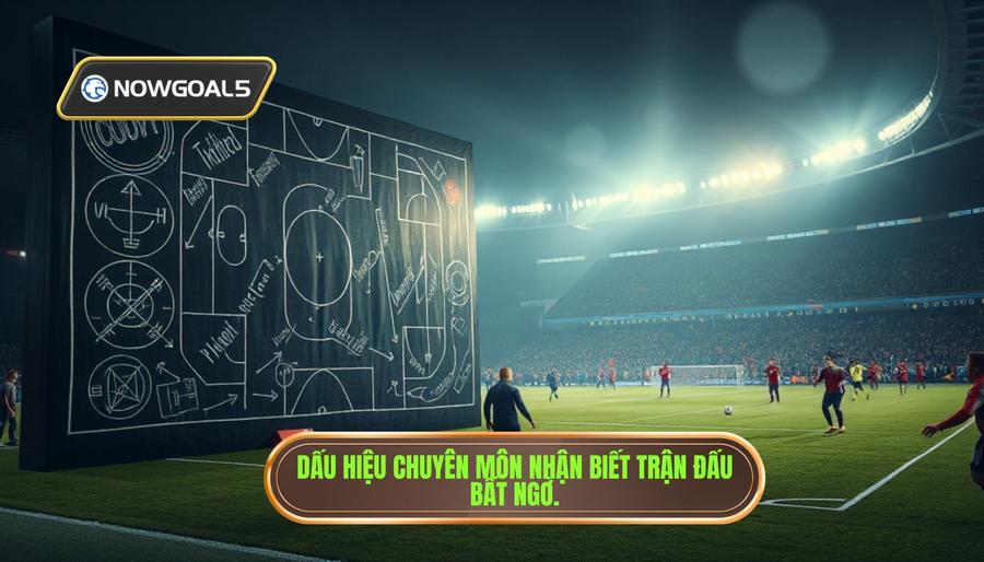 Các dấu hiệu trận đấu dễ xuất hiện bất ngờ từ góc độ chuyên môn